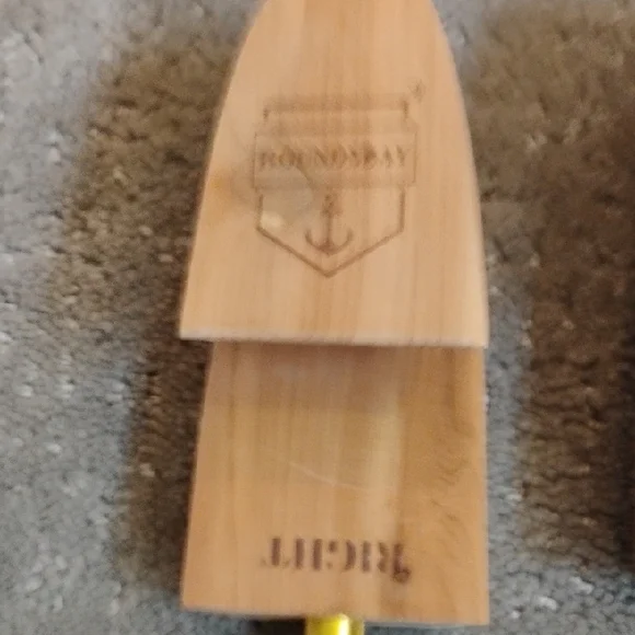 Houndsbay Cedar Wooden Shoe Trees with Gold Rods. Size XL MENS - Picture 4 of 7
